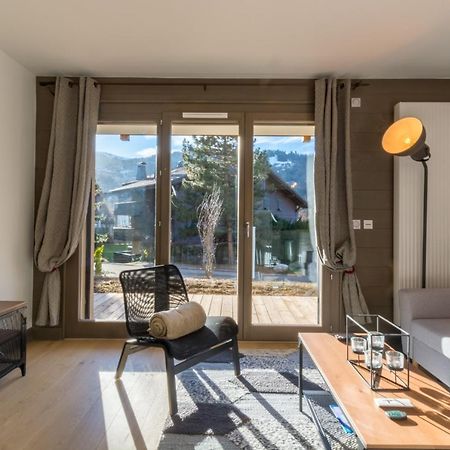 Apartmán 2 Pieces Vue Domaine Skiable Proche Arret Navette - Chalet Perrette Saint-Gervais-les-Bains Exteriér fotografie