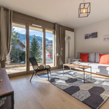 Apartmán 2 Pieces Vue Domaine Skiable Proche Arret Navette - Chalet Perrette Saint-Gervais-les-Bains Exteriér fotografie