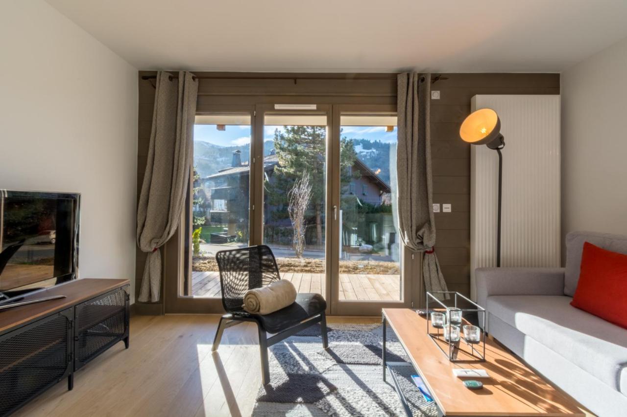 Apartmán 2 Pieces Vue Domaine Skiable Proche Arret Navette - Chalet Perrette Saint-Gervais-les-Bains Exteriér fotografie